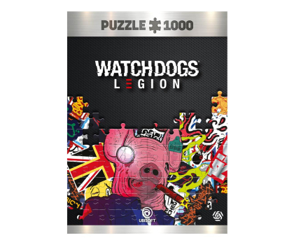 Gadżet dla gracza GOOD LOOT Watch Dogs Legion: Pig Mask Puzzle 1000